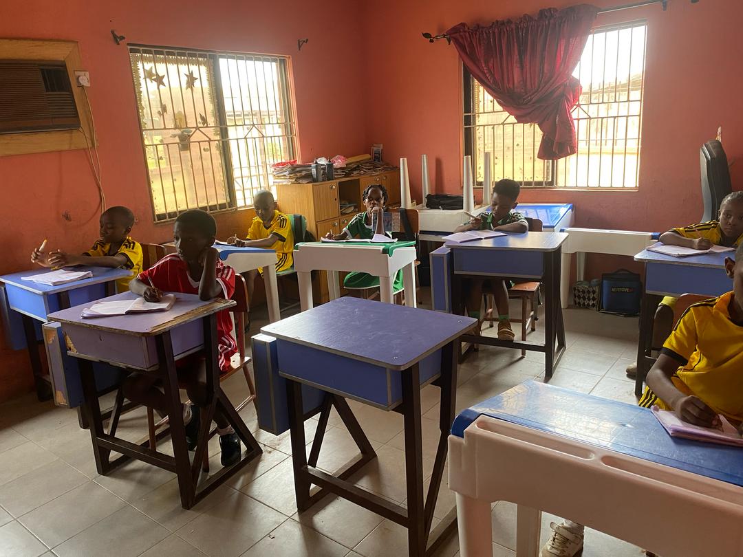 Students playing